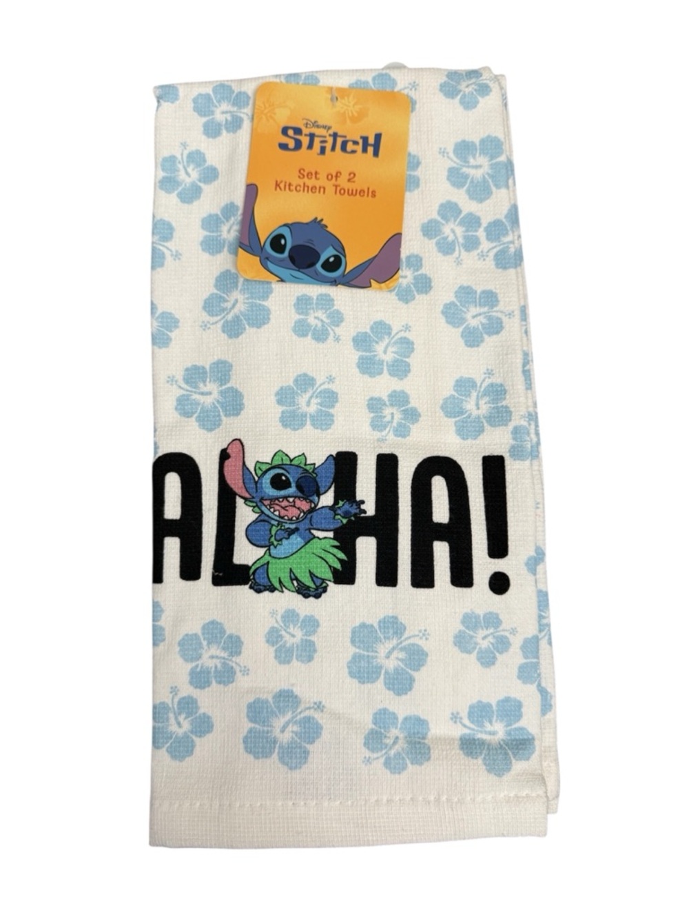 Disney Stitch Aloha 2 Pack Kitchen Towels
